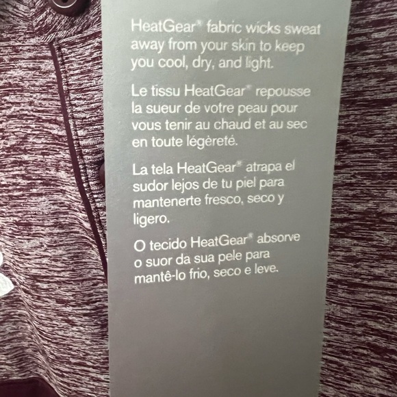 Under Armour Golf Polo Heatgear Maroon/Heather Maroon - Picture 6 of 7